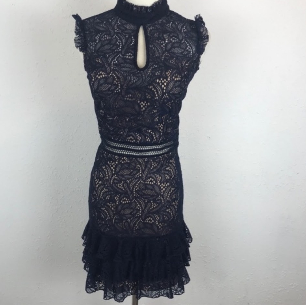 Bardot zebra print long sleeve sequin dress - Picture 4 of 12